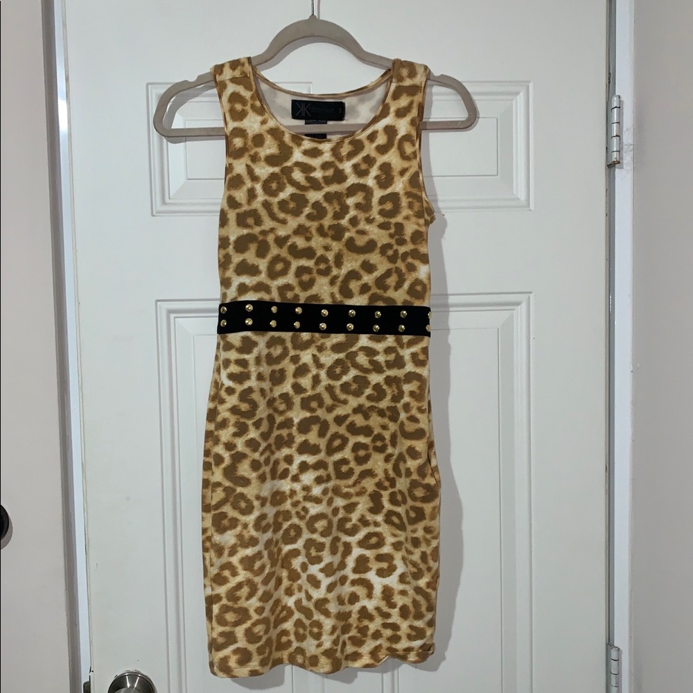 Kardashian Kollection Animal Print Dress